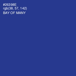#26398E - Bay of Many Color Image